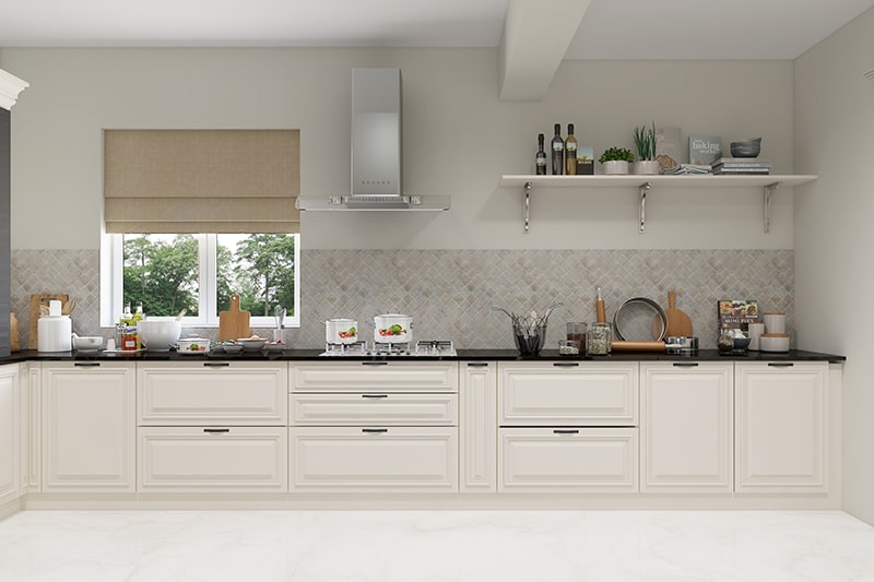 According to kitchen vastu, your kitchen must have at least one window facing the east