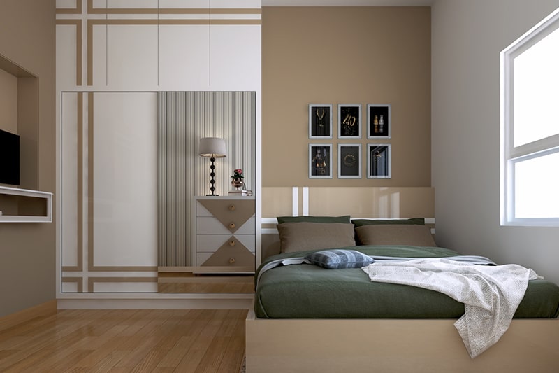 Most recommended bedroom paint colour is beige, it is a light paint colors for bedroom