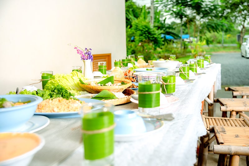 Pongal decoration for dining table with diyas and exquisite eye-catching candle holders to make dining table look luxuriously