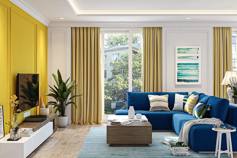 Mumbaikars mumbai homes colour trends in 2020 like blue and yellow for your furnishing and decor