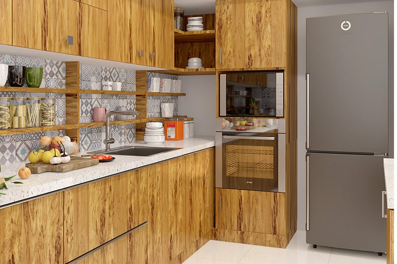 Sunmica kitchen cupboard is a best budget friendly kitchen cupboard design option