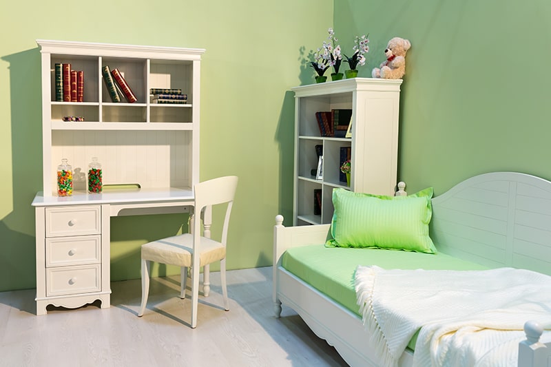 Artichoke shade green colour room design looks for a softer colour palette