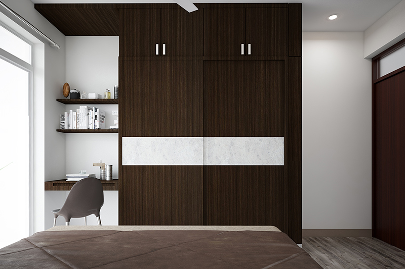 MDF door wardrobe design for storage that is highly durable to your bedroom wardrobe door design