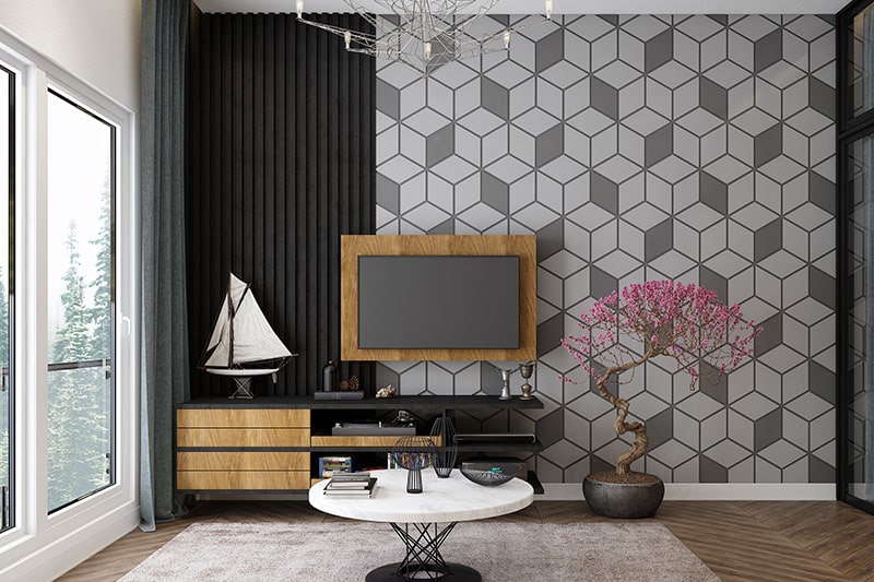 3d wall paintings and types of wall finishes offer an artistic touch to dull walls