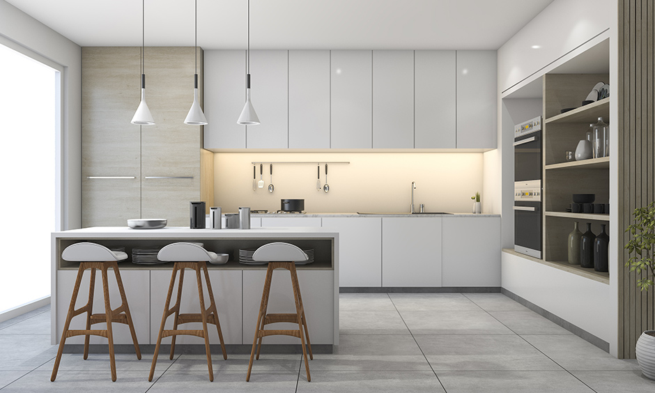 Grey and white kitchen ideas white can play the protagonist, and grey can be used to accentuate space.