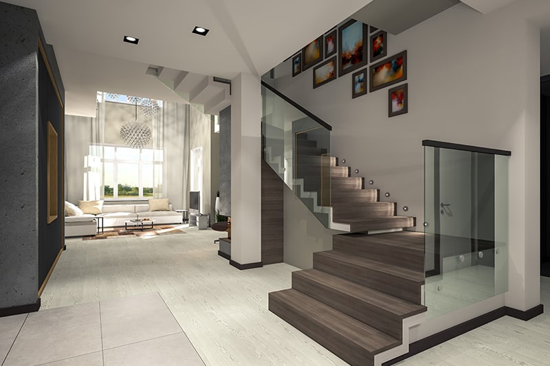 Types of stairs design with l-shaped staircases for corner spaces and small homes