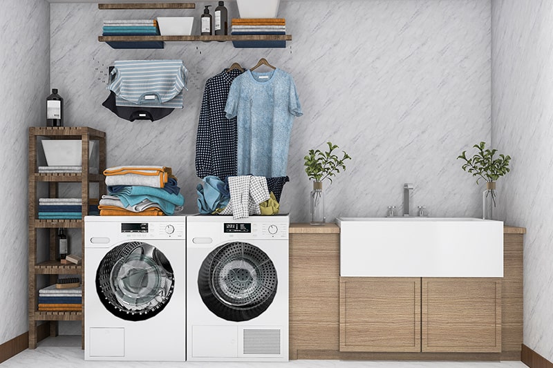 Multifunctional laundry room ideas to make some space in your laundry room