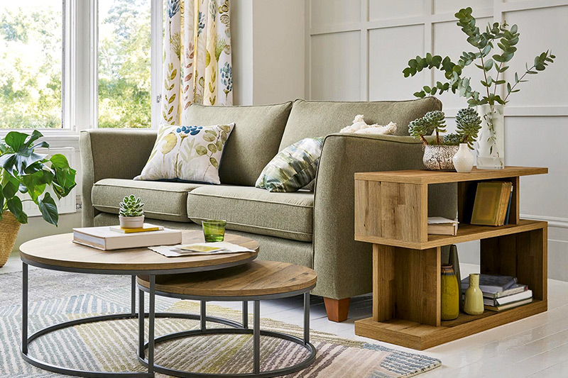 Small living room furniture ideas where nested coffee tables can help enhance the space and facilitate.