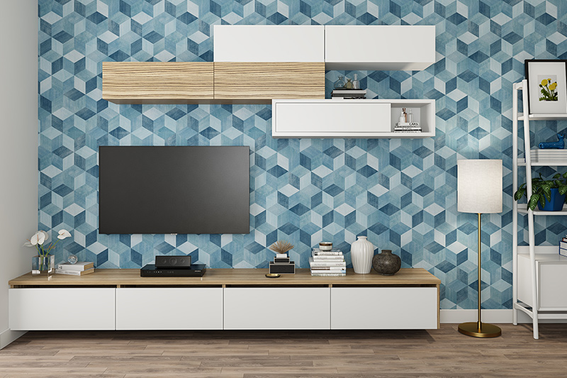 Different types of wallpaper for your home which is a type of plastic that is cheap, durable and light