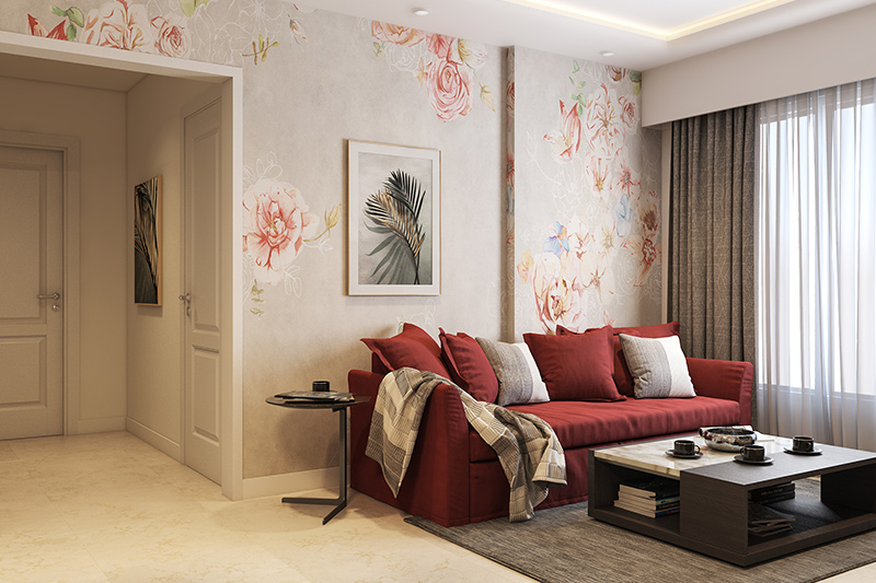 New type wallpaper for your home with bold works of art on the walls which are a type of mural wallpapers