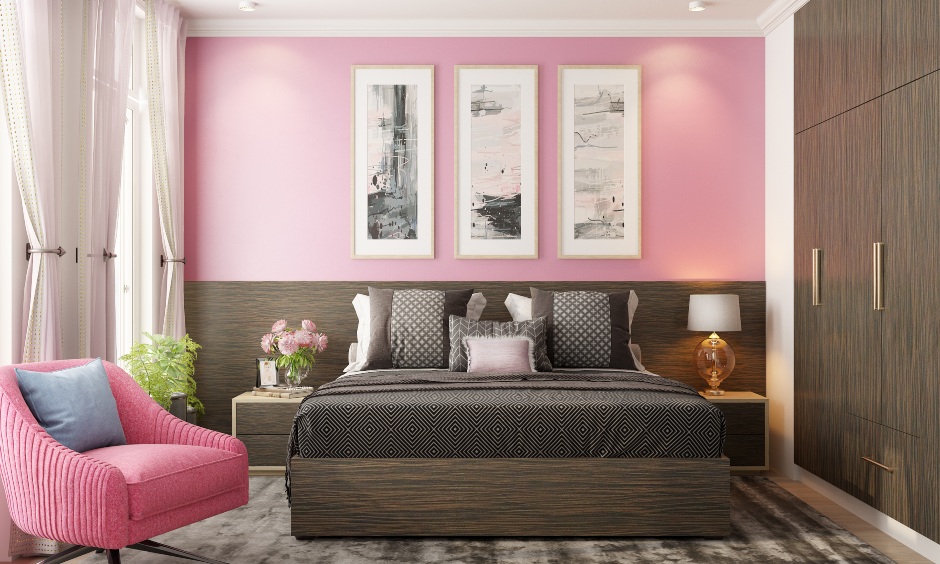 Pearl pink colour house for your home which is pacifying as ocean breeze