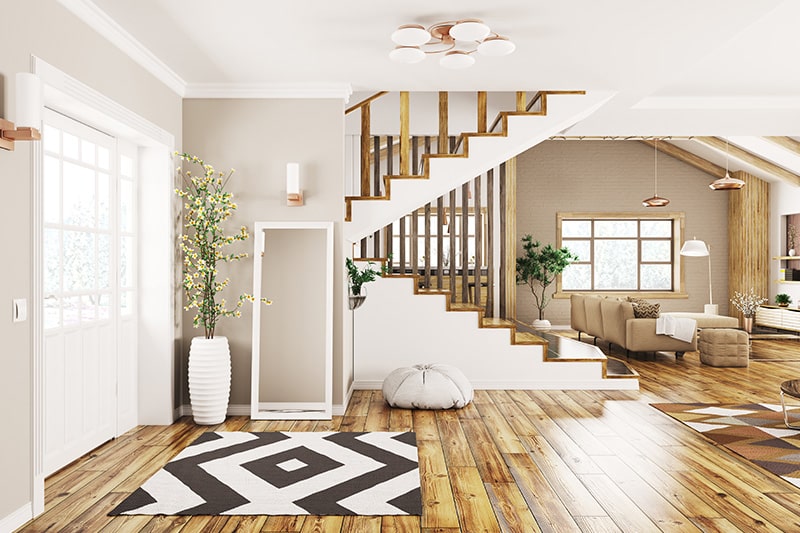 Wooden staircase is one of the type of stairs design and its versatility and elegant charm