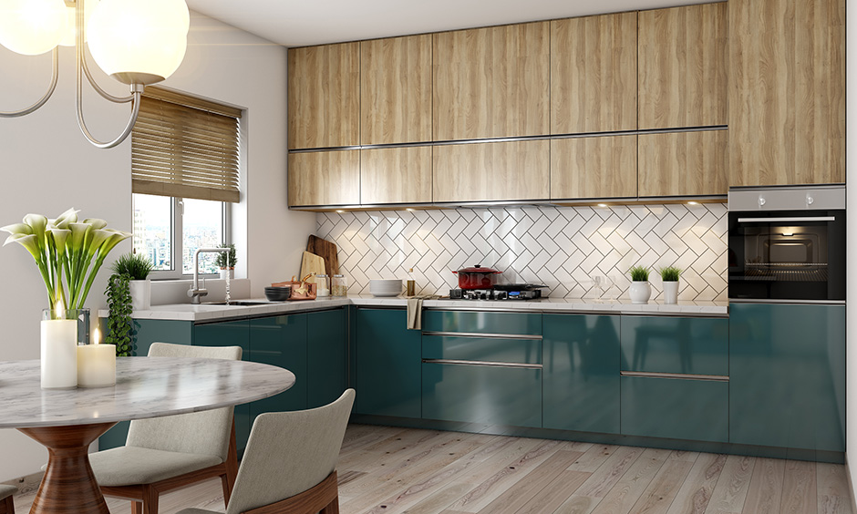 Best kitchen trends 2022 with two colour combination