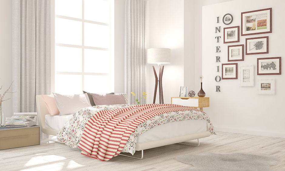 Cosy romantic bedroom ideas white is bright, relaxing and can play around with decor and accessories.