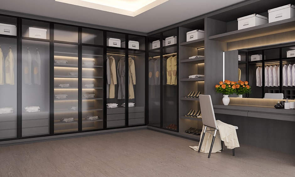 Luxury closet design ideas suitable for slightly spacious homes