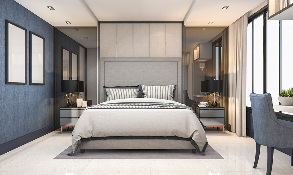 Modern bedroom ceiling design 2020, Panels have the power of making your bedroom interiors look dynamic and chic.