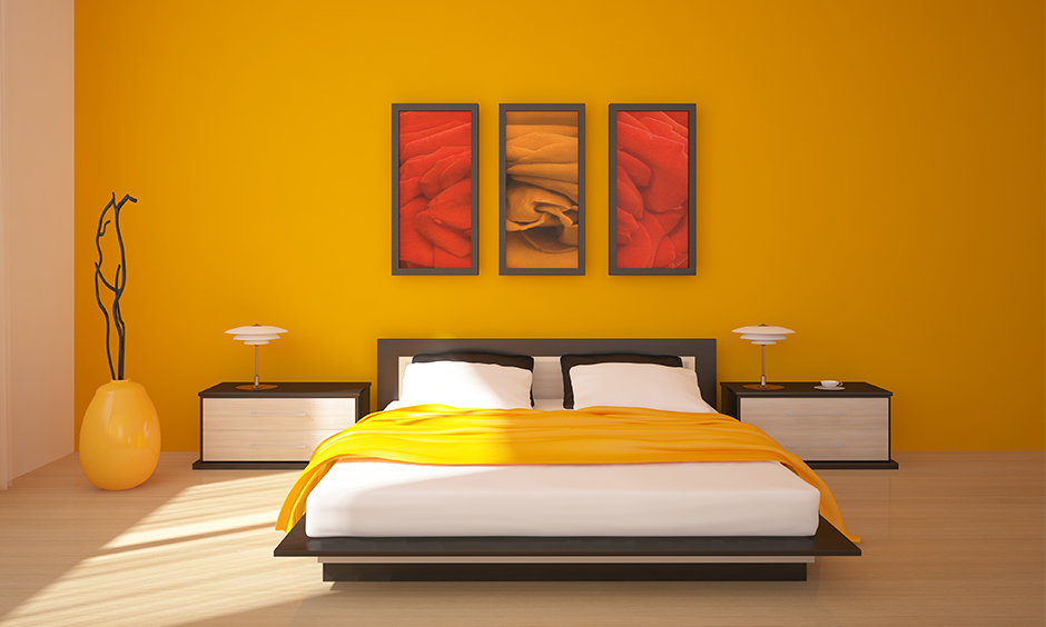 Orange Vastu colors for bedroom is all about action, energy and ambition vastu tips for bedroom colour