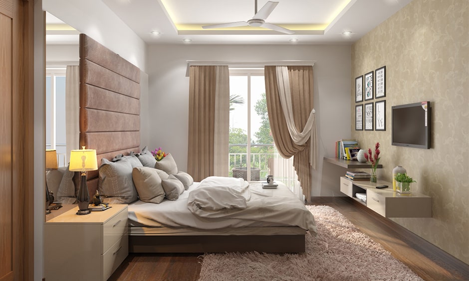 Beige themed couple bedroom ideas for your home