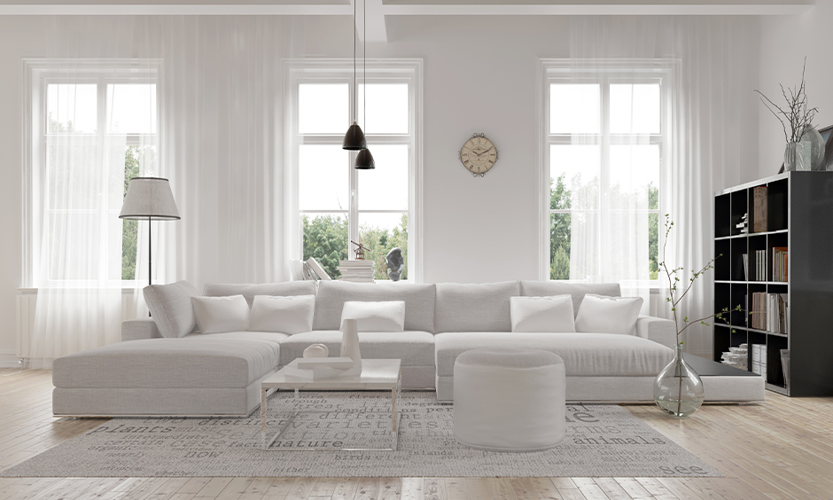 White is a neutral colour that works in almost every room in your home