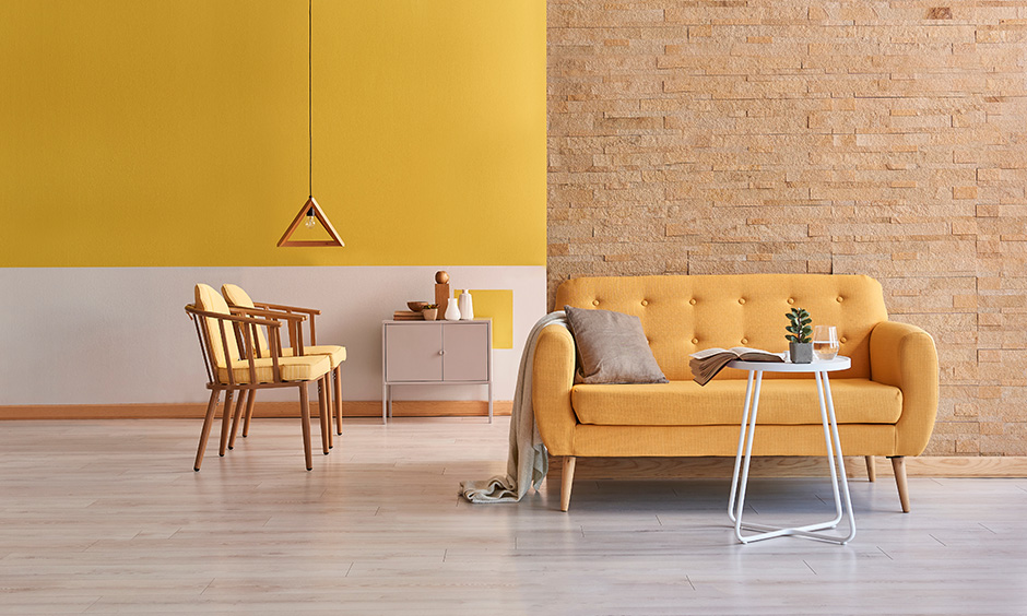 Bright room colors of all yellow with bright living room colors that can make any room look pleasant