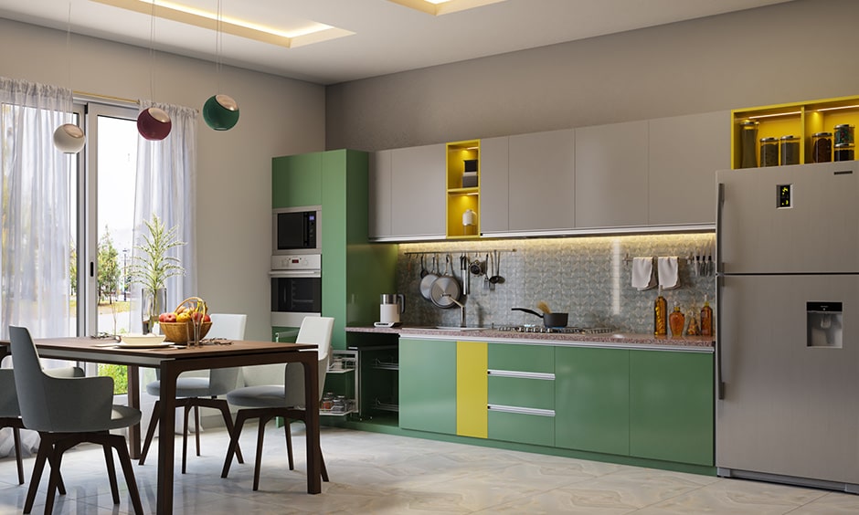 Kitchen dimensions for backsplashes, height should be 60 centimeters