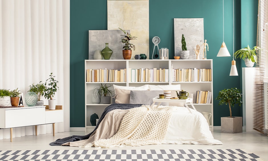 Girls bedroom colours with green adds  natural freshness to a space