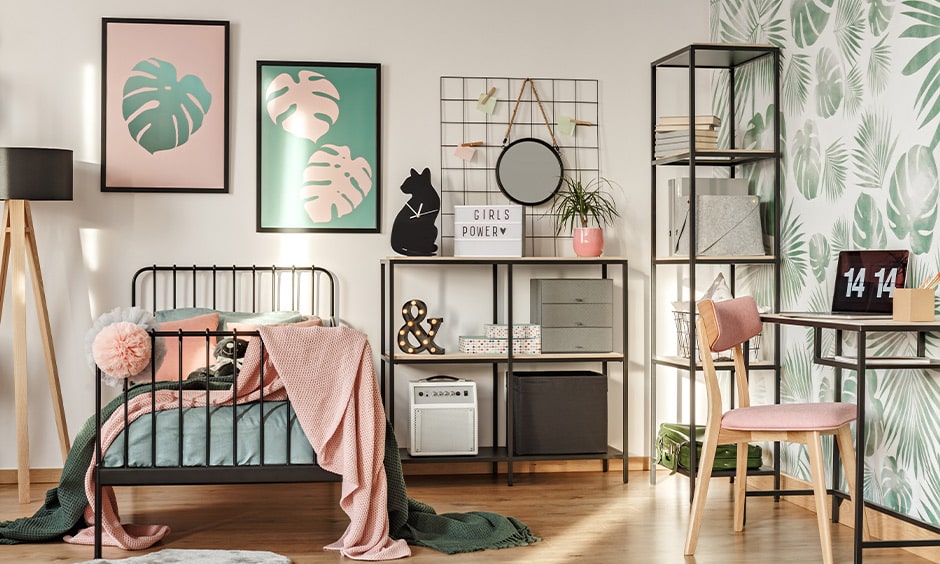 Girls bedroom paint ideas with teal and pink girls bedroom colours