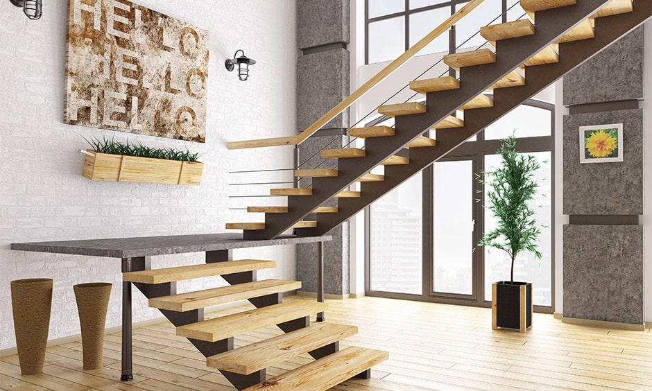 Orientation as per staircase vastu in your house must always turn in a clockwise direction