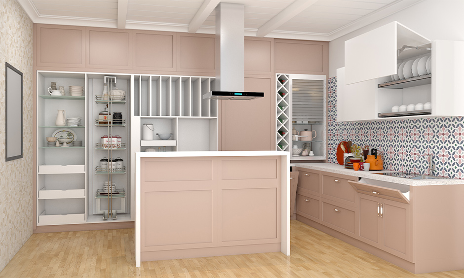 Pastel wooden modular kitchen images that you will not want to miss for your kitchen