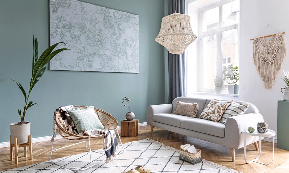 Paintings are a great way to make your studio apartment stand out