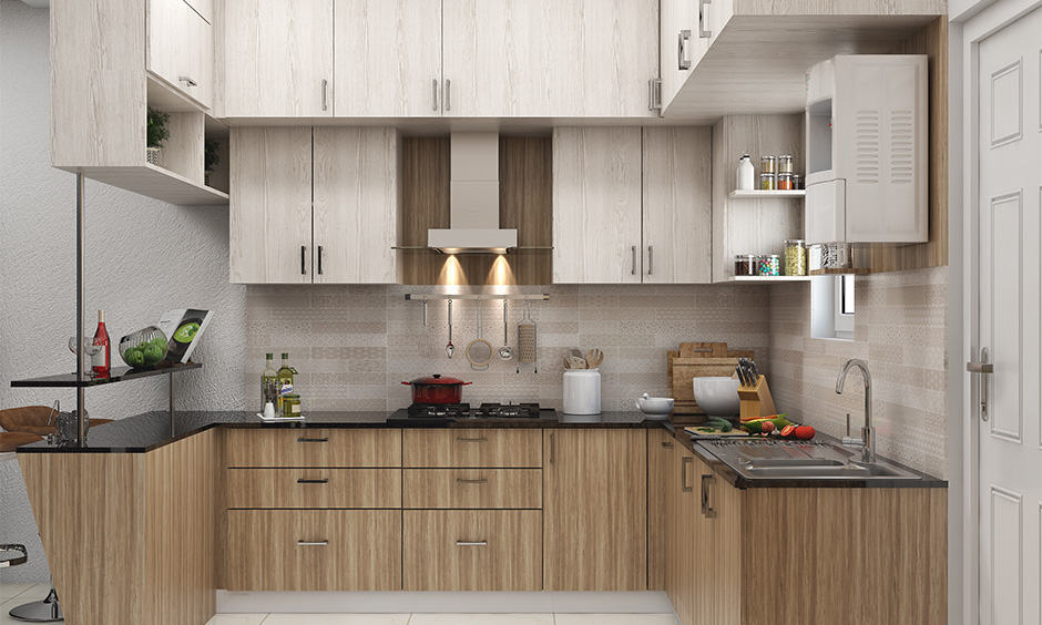 Contemporary kitchen plywood design for your home