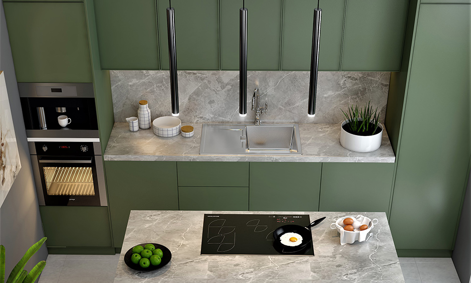 Light grey soapstone countertops