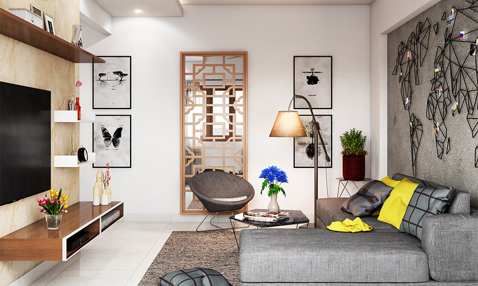 This living room in the north-east corner brings in positive vibes and is east facing house Vastu for the living room.