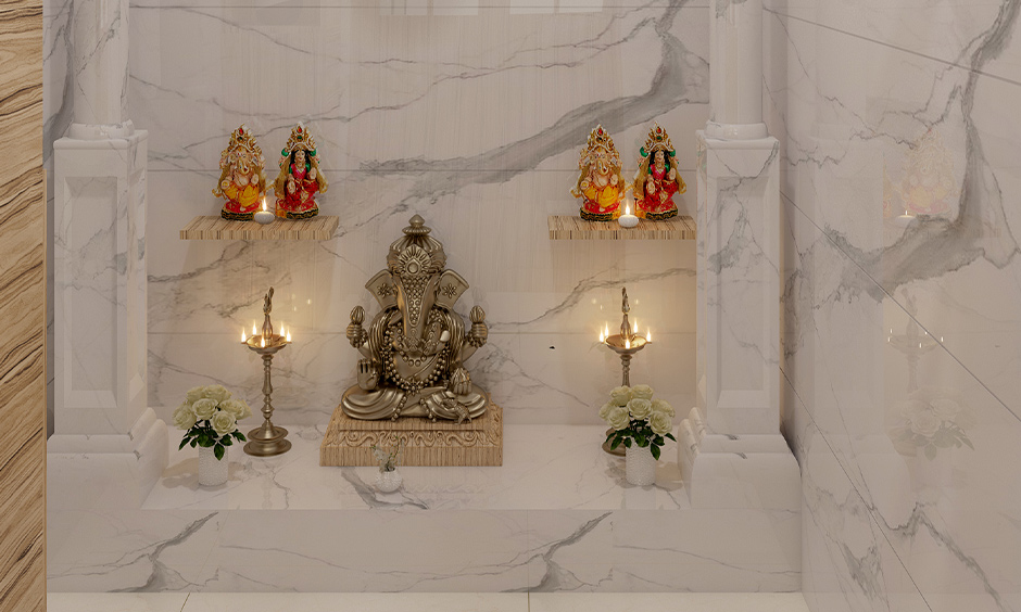 The pooja room in the north-east direction is pure and sacred space is the pooja room Vastu for east facing  the house.