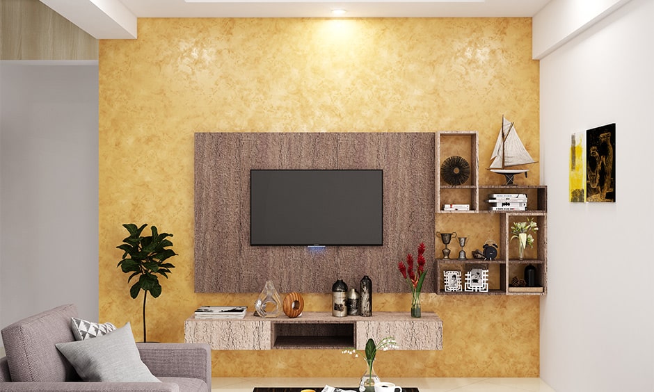 Rustic tv panel design for your living room