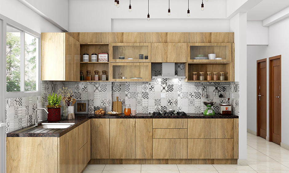 Space saving kitchen plywood design for your home