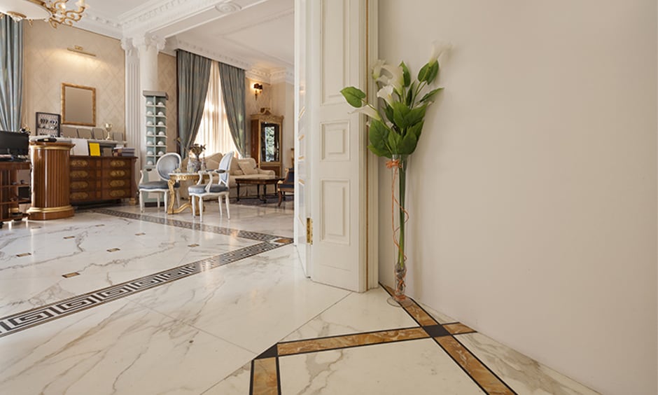 Marble vs tiles - with proper maintenance, marble flooring can outlast tiles