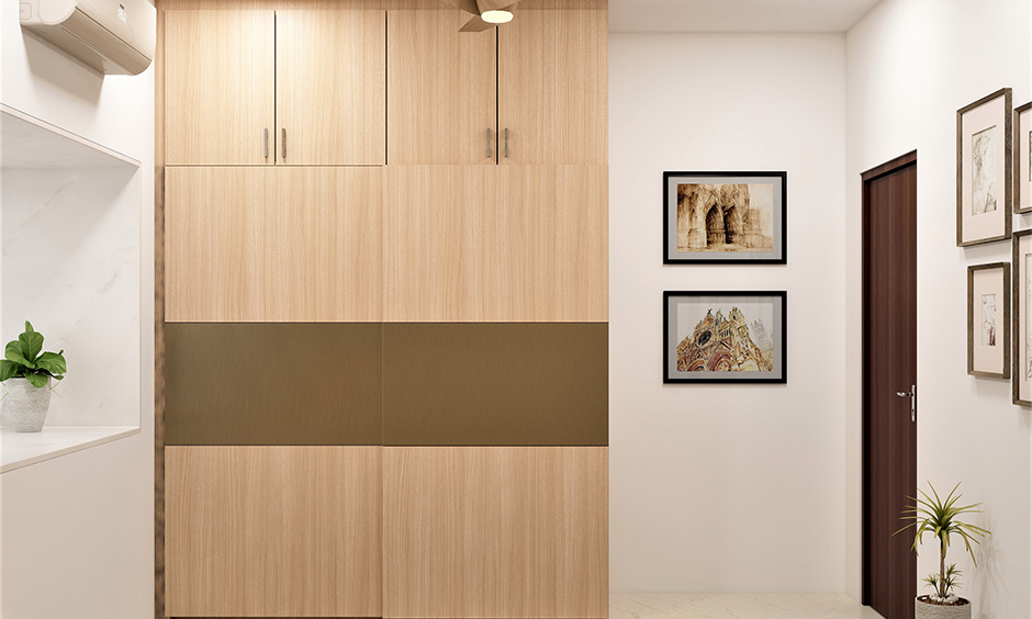 Vastu for wardrobe in master bedroom with light colour shades which can spread more positivity