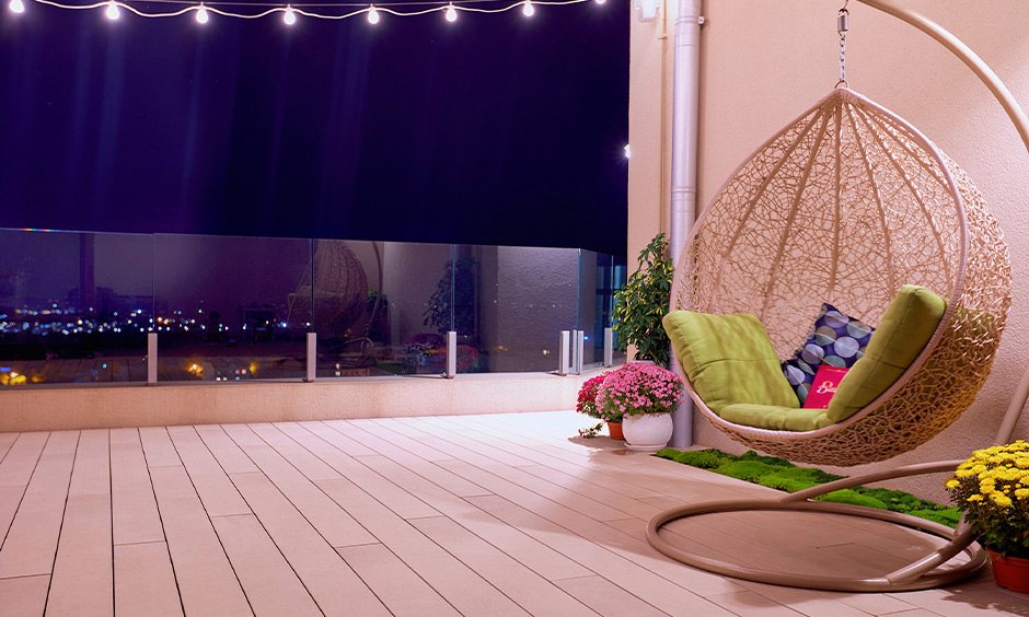 Cream and light colourful balcony ideas with vintage, modern and contemporary look for balcony colour