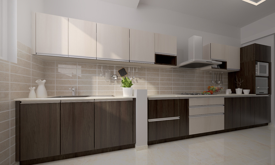 Modern kitchen wall tiles design in a minimalist with the elegant look