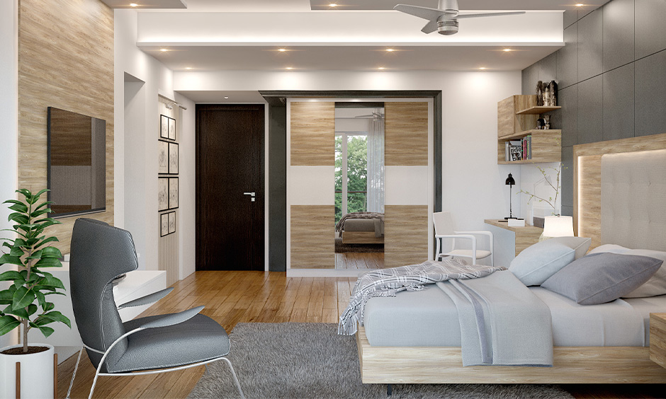 The Master bedroom placed in the southwest direction for auspicious is the north-facing house plan as per Vastu.