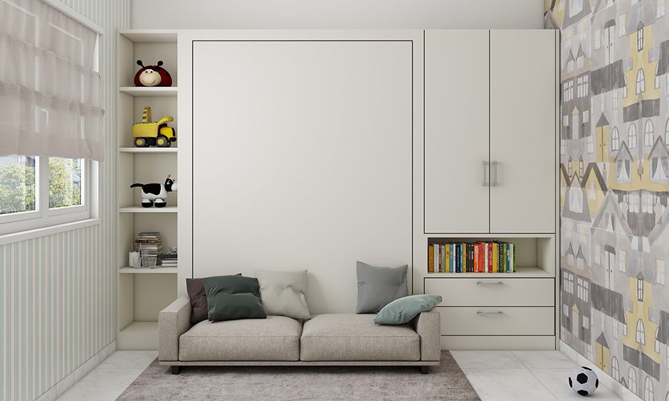 Sofa cum murphy bed multipurpose furniture for small space intelligent way to save space.