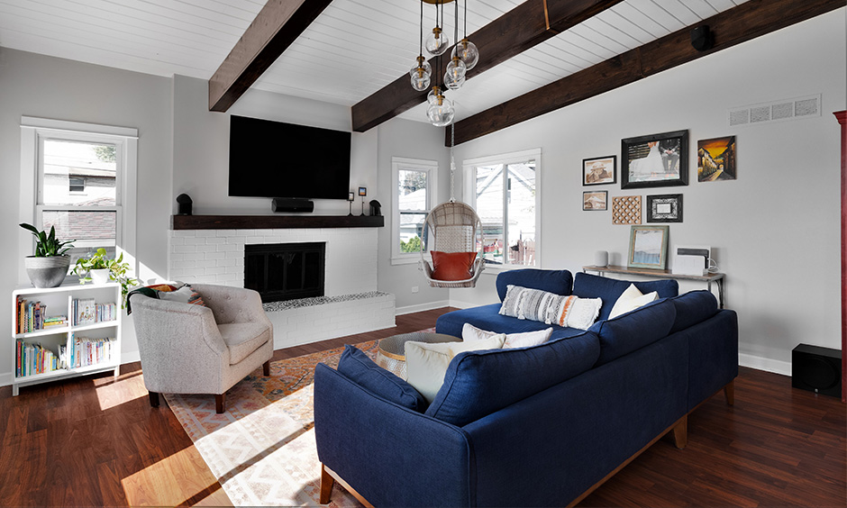 Modern farmhouse decor ideas for the living room