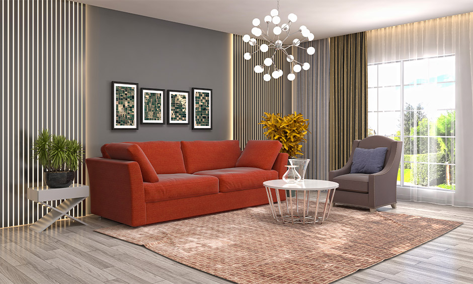 Chandelier light for living room, funky chandelier design in the dark colour living room lends attractive.