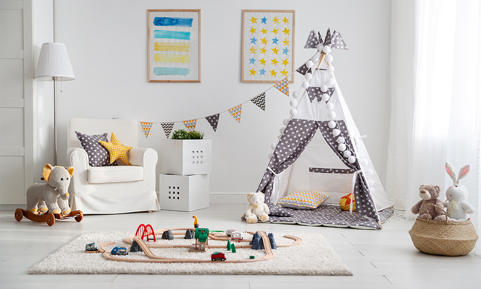 Low budget decoration for your little one's space