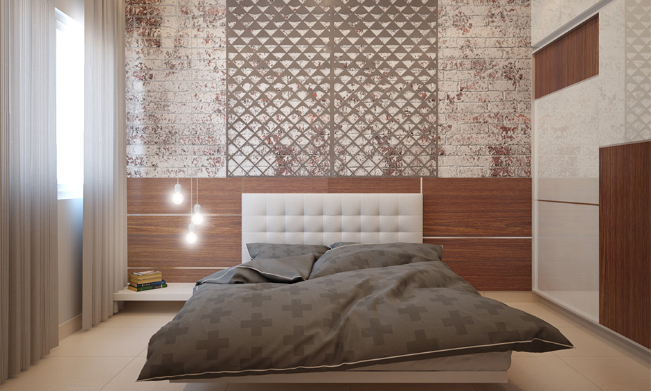 Play with shades of browns for modern rustic interior design bedroom thats sleek and rustic in equal proportions