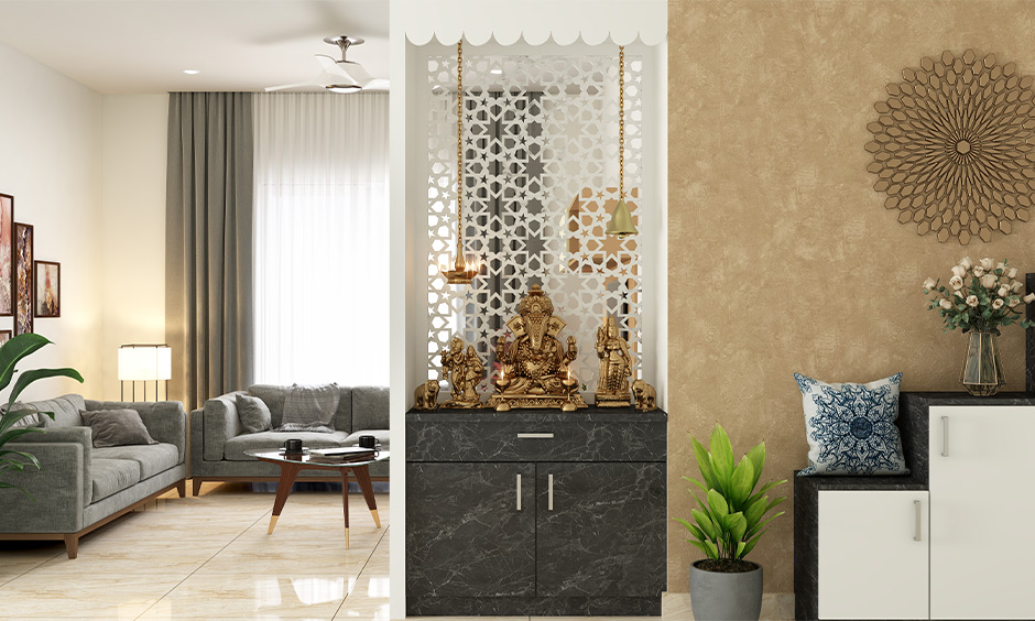 Interior design for pooja room wall units for your living room