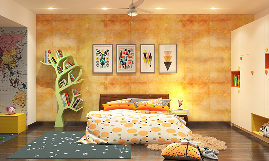 Try this vibrant artistic girls bedroom decor ideas with elegant artefacts that add character to the place 