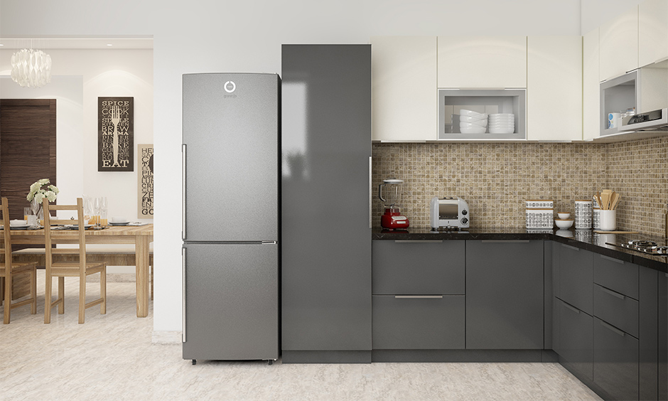 L shaped kitchen modern where both worlds merges in this kitchen space