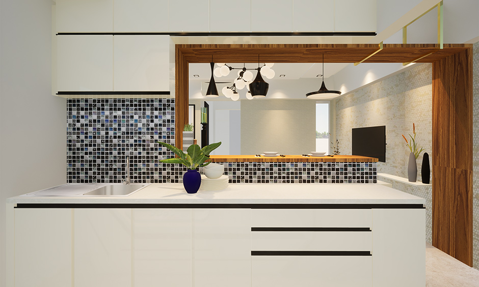 Chef kitchen ideas, Space-saving kitchen designed to deal with the space constraints